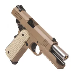 Пистолет газовый WE Colt 1911А1 Desert Warrior 4.3, тан