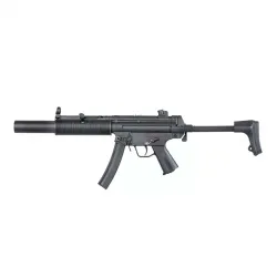 Пистолет-пулемёт CYMA CM041SD6 (H&K MP5SD6), телескоп.приклад, глушитель, металл