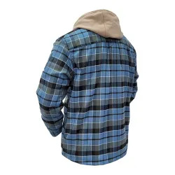 Рубашка Phoenix Nord, утеплённая (Голубая клетка, 2XL)