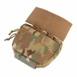 Подсумок напашный для бронежилетов WOSPORT Tactical Drop Pouch, мультикам