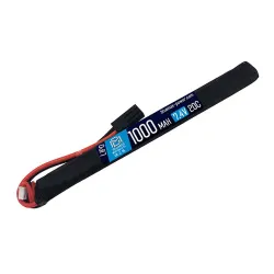 Аккумулятор 7.4В 1000мАч АК-тип LiPo 20С BlueMAX Т-разъем /169*15*10