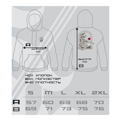 Худи SMOLA313 Скрипач (Черный, 2XL)